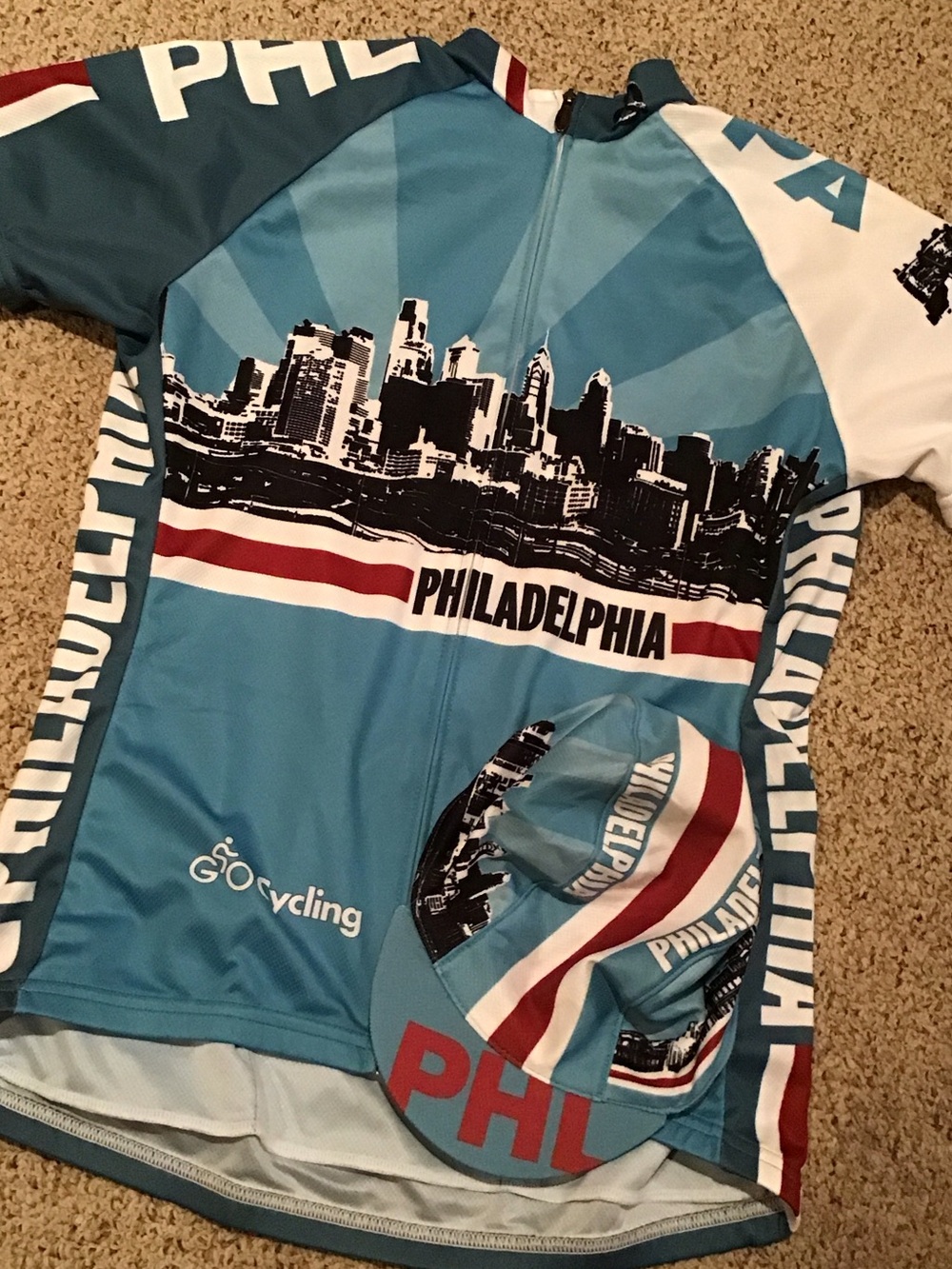 Voler Philadelphia Skyline Cycling Jersey & Cap